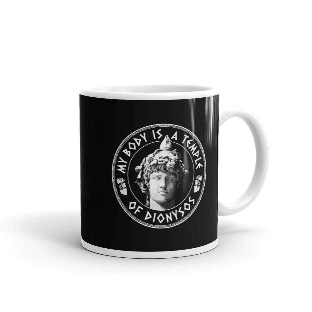 My Body Is A Temple Of Dionysos - Mug
