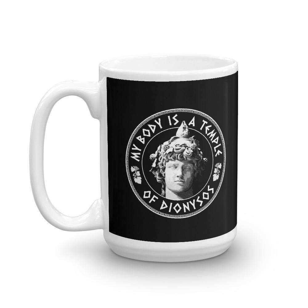My Body Is A Temple Of Dionysos - Mug