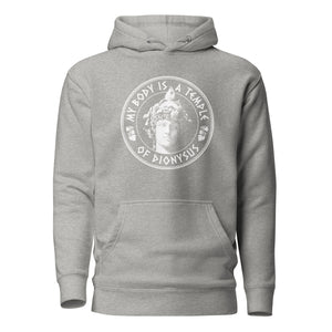 My Body Is A Temple Of Dionysos - Premium Hoodie