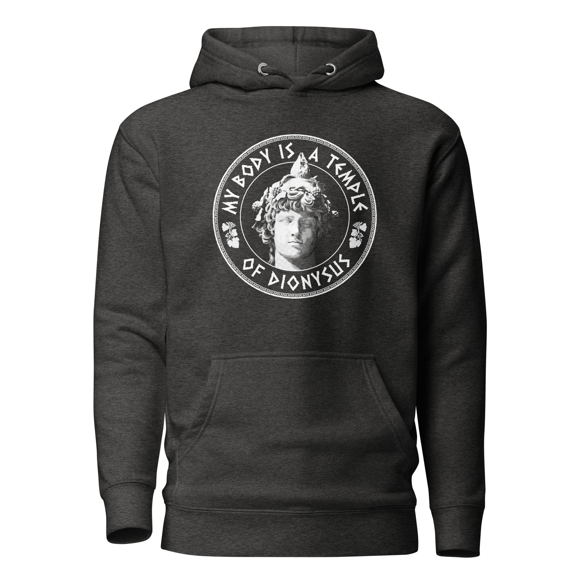 My Body Is A Temple Of Dionysos - Premium Hoodie-Premium Hoodie-The Philosopher's Shirt