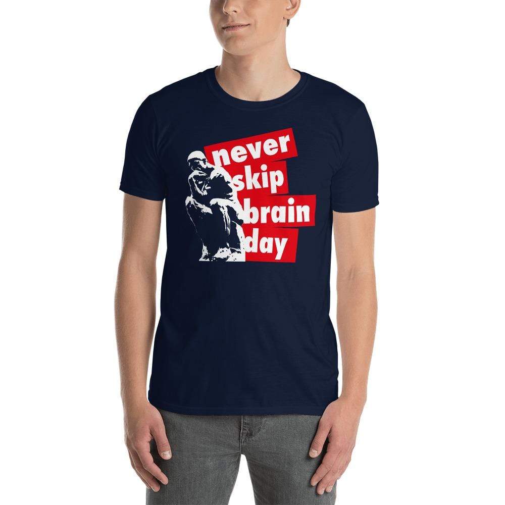 Never skip brain day - Premium T-Shirt