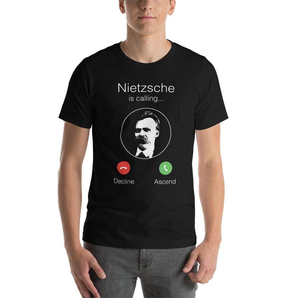 Nietzsche Calling - Decline or ascend - Basic T-Shirt