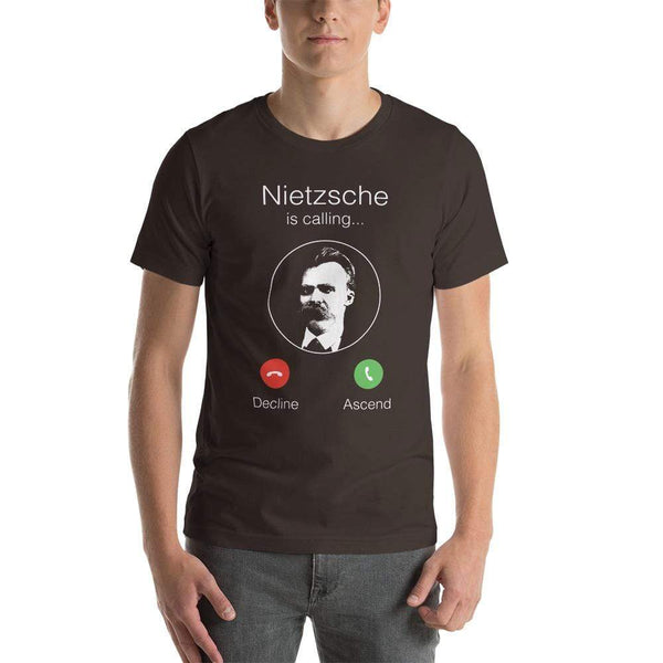 Nietzsche Calling - Decline or ascend - Basic T-Shirt