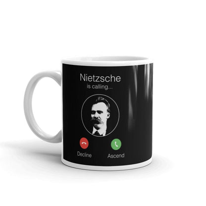 Nietzsche Calling - Decline or ascend - Mug