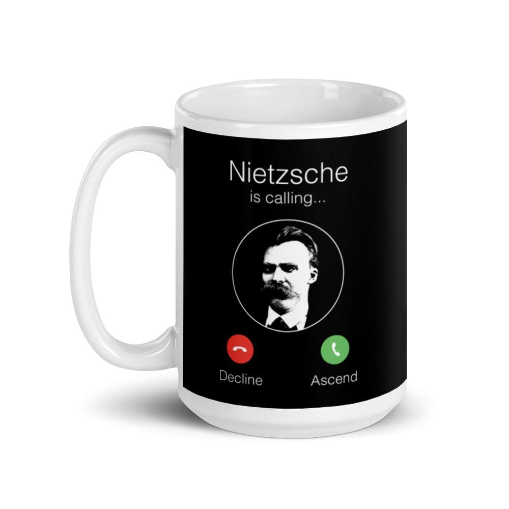 Nietzsche Calling - Decline or ascend - Mug