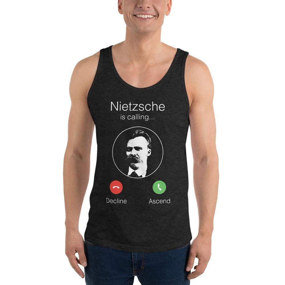 Nietzsche Calling - Decline or ascend - Unisex Tank Top