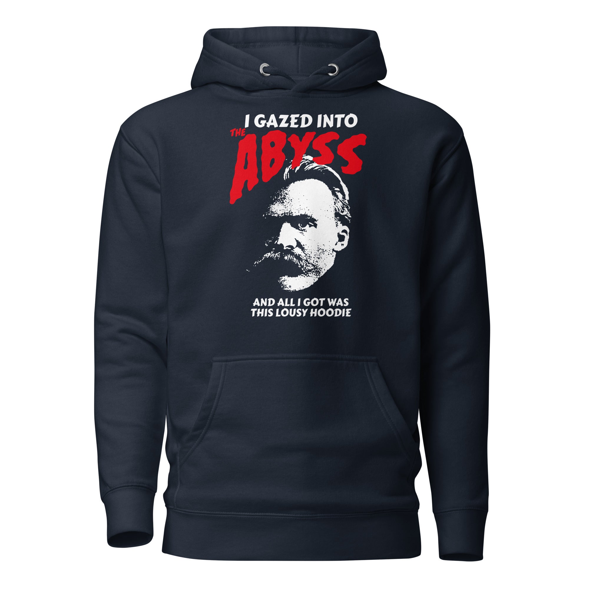 Nietzsche - Ich blickte in den Abgrund - Premium Hoodie HoodieThe Philosopher's Shirt