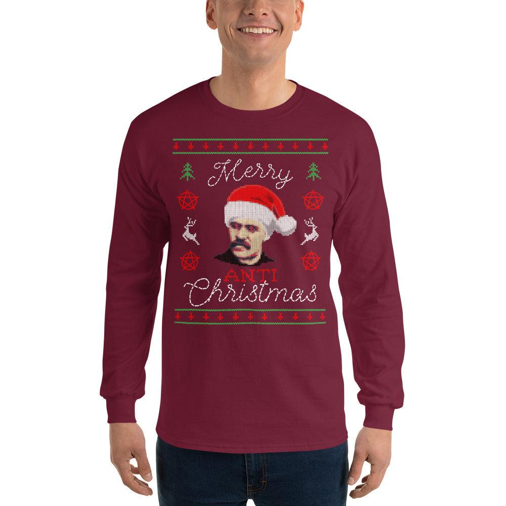 Nietzsche: Merry Anti-Christmas - Long-Sleeved Shirt