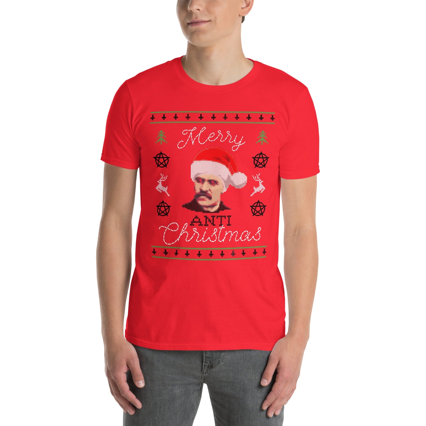 Nietzsche: Fröhliche Anti-Weihnachten - Premium T-Shirt