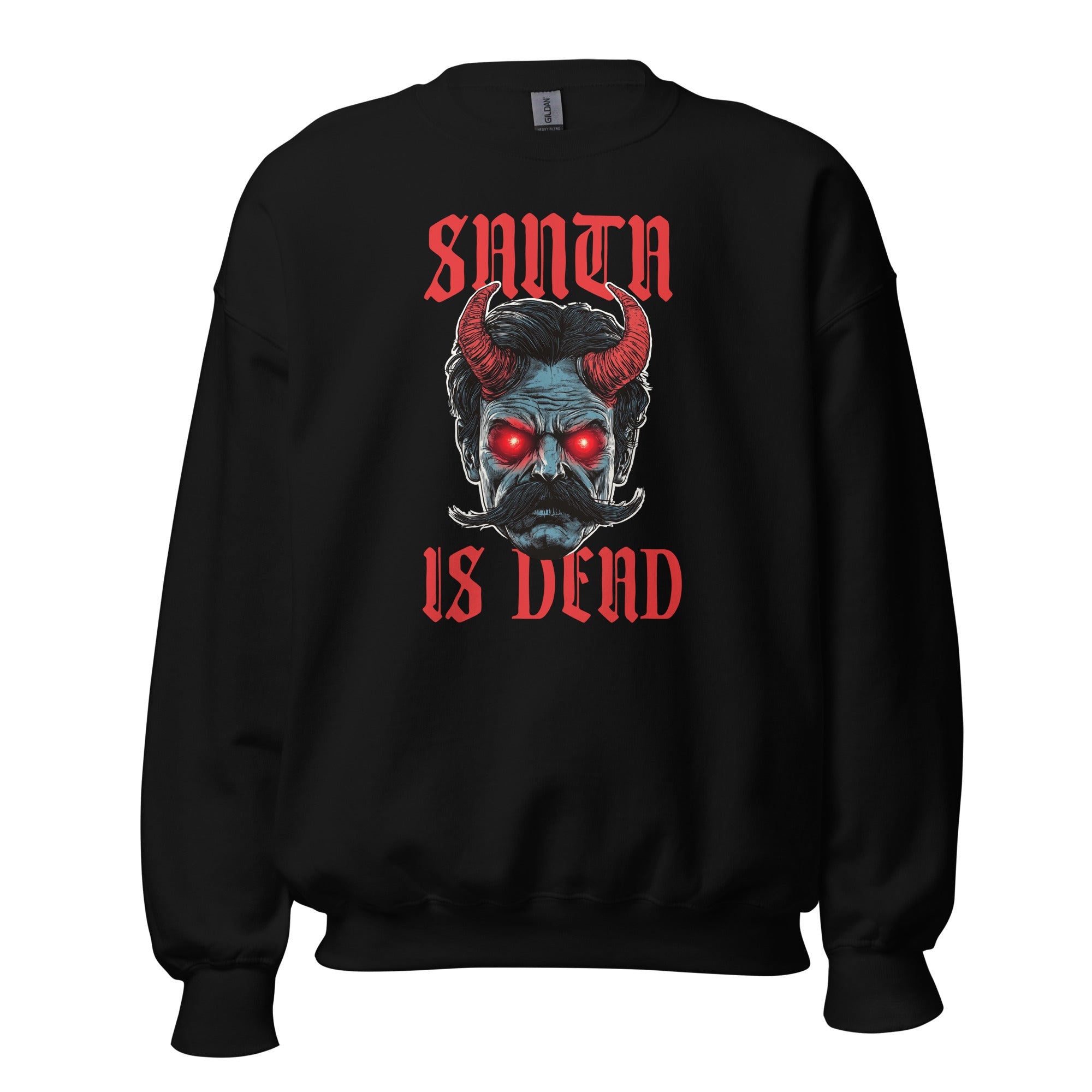 Nietzsche: Santa is Dead - Sweatshirt-Sweatshirt-The Philosopher's Shirt
