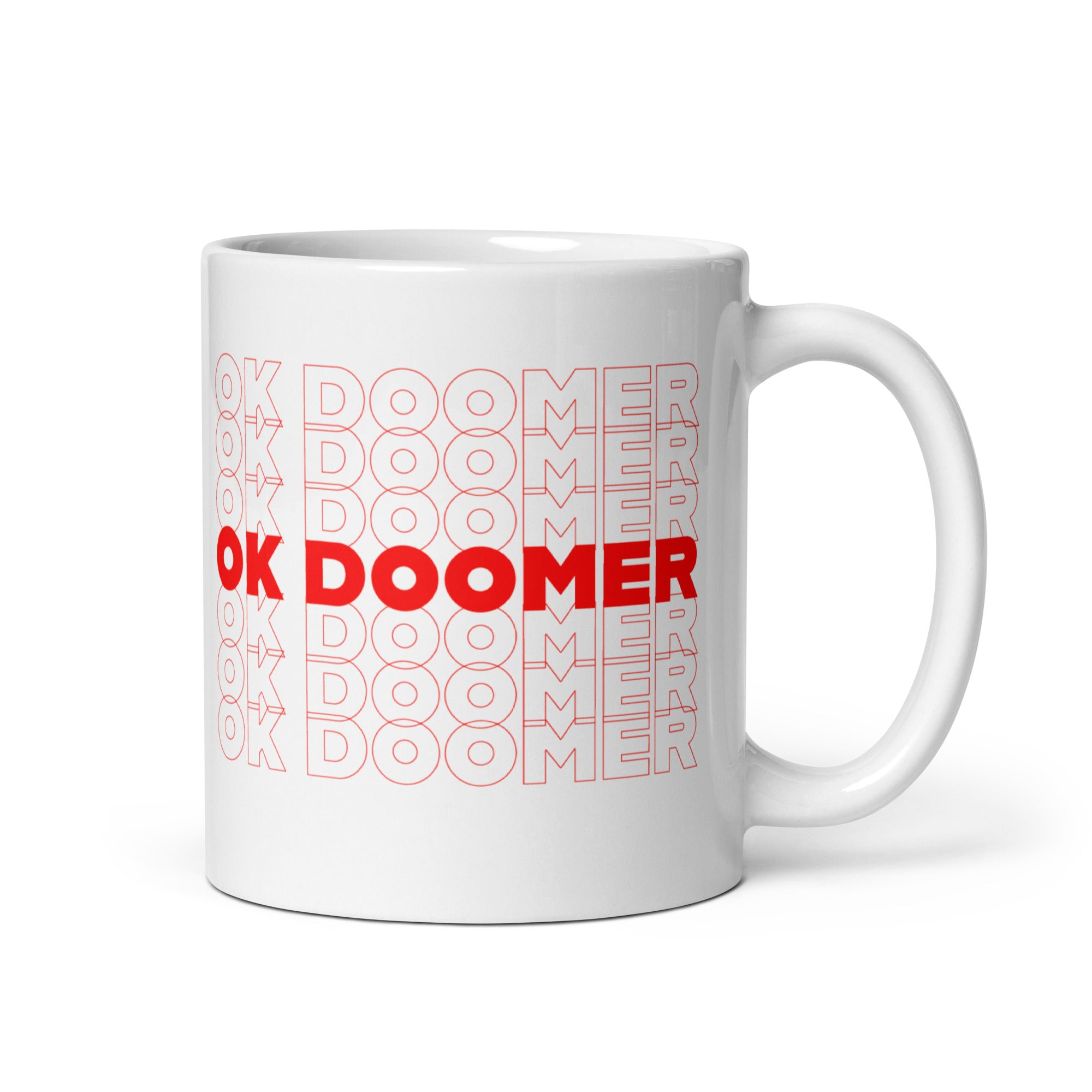 OK DOOMER - Mug - 325ml | 11oz - The Philosopher's Shirt