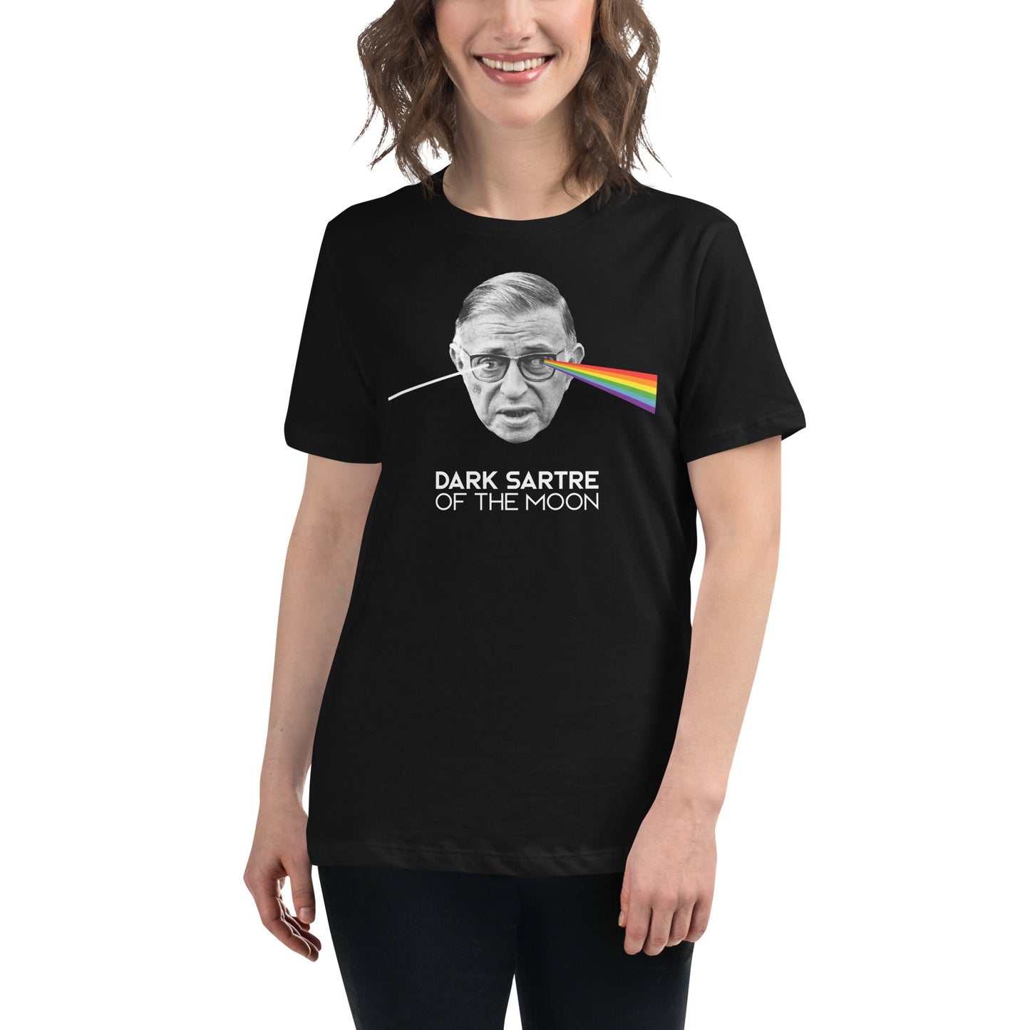 Peak Absurdism - The Dark Sartre Of The Moon - Women's T-Shirt