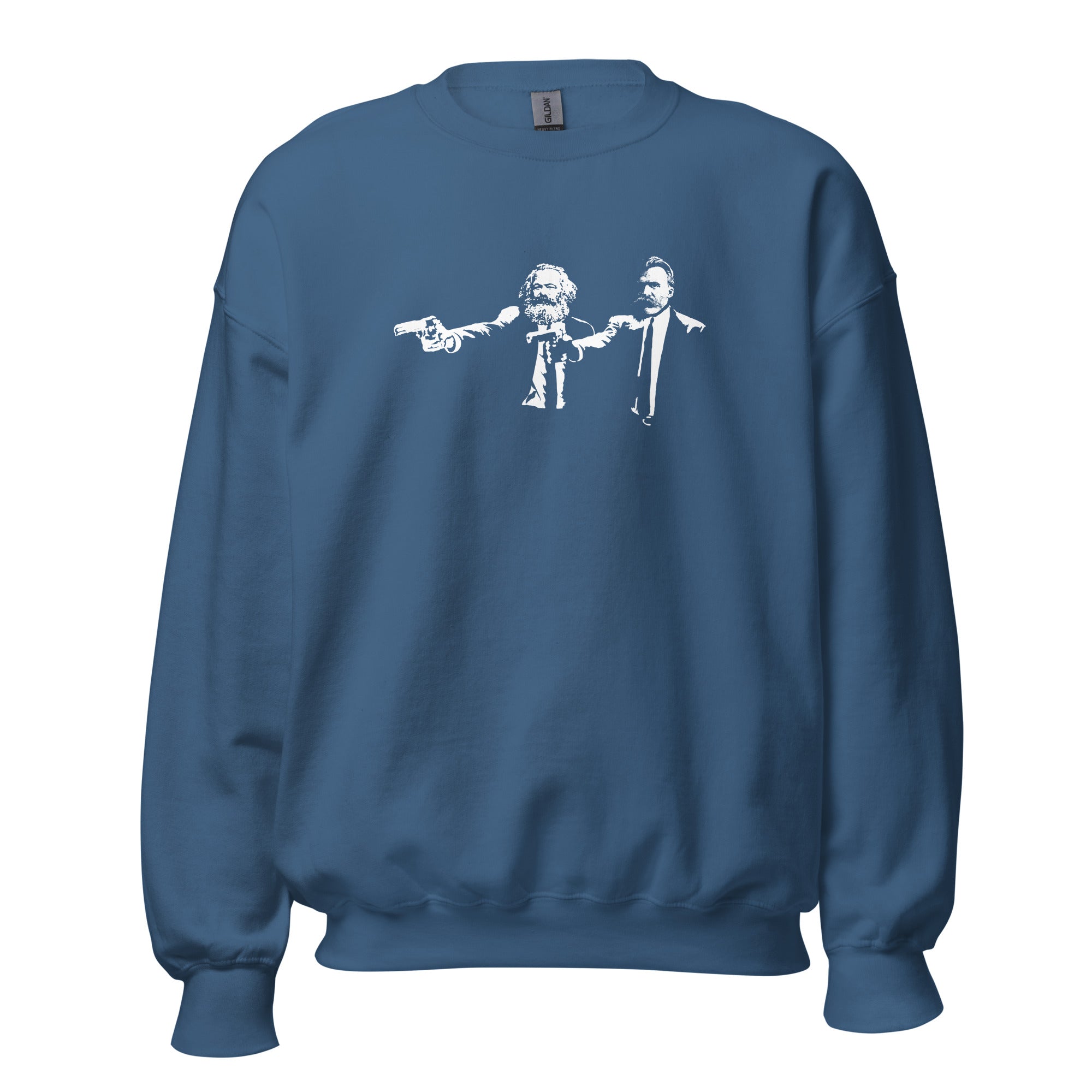 Philo Fiction - Marx & Nietzsche - Sweatshirt-Sweatshirt-The Philosopher's Shirt