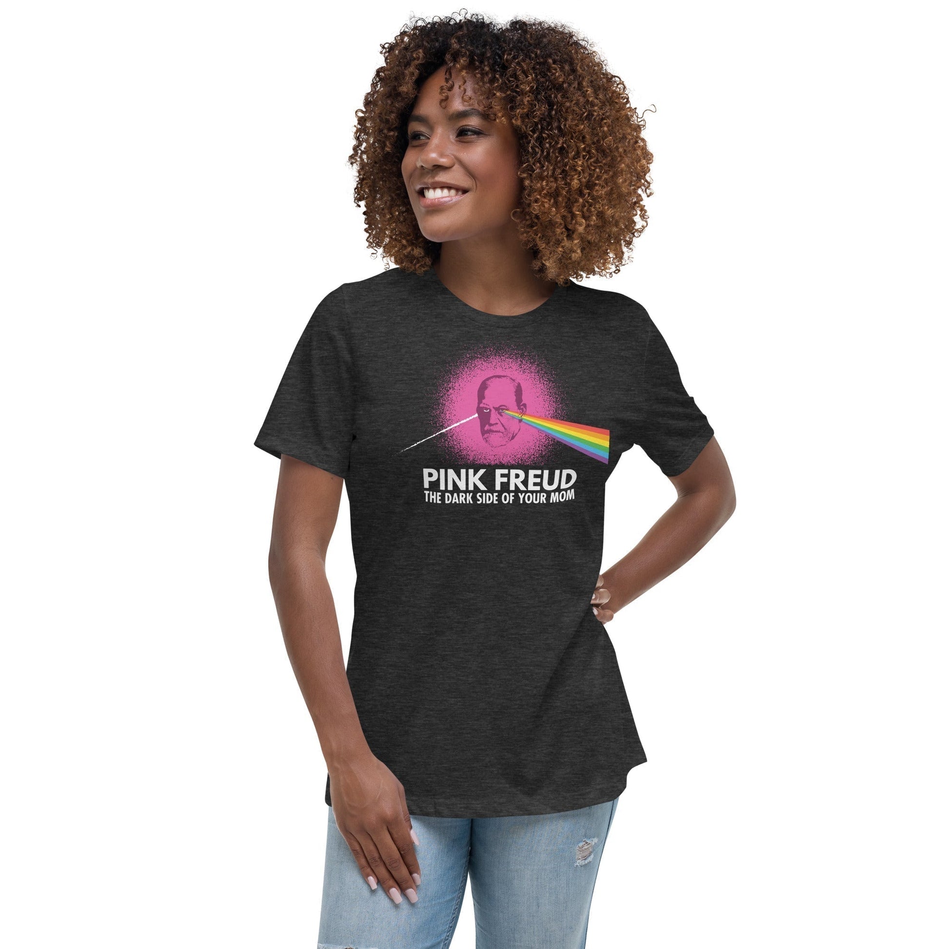 Pink Freud - The Dark Side Of Your Mom - Women's T-Shirt