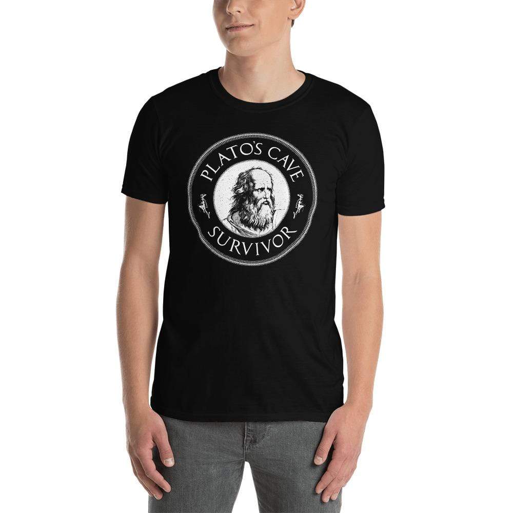 Plato's Cave Survivor - Premium T-Shirt