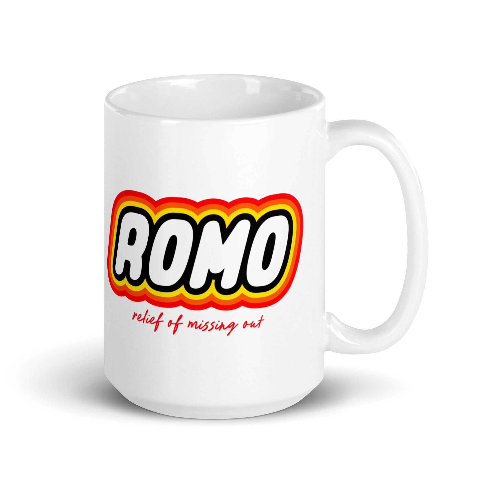 ROMO: Relief of missing out - Mug - 445ml | 15oz - The Philosopher's Shirt