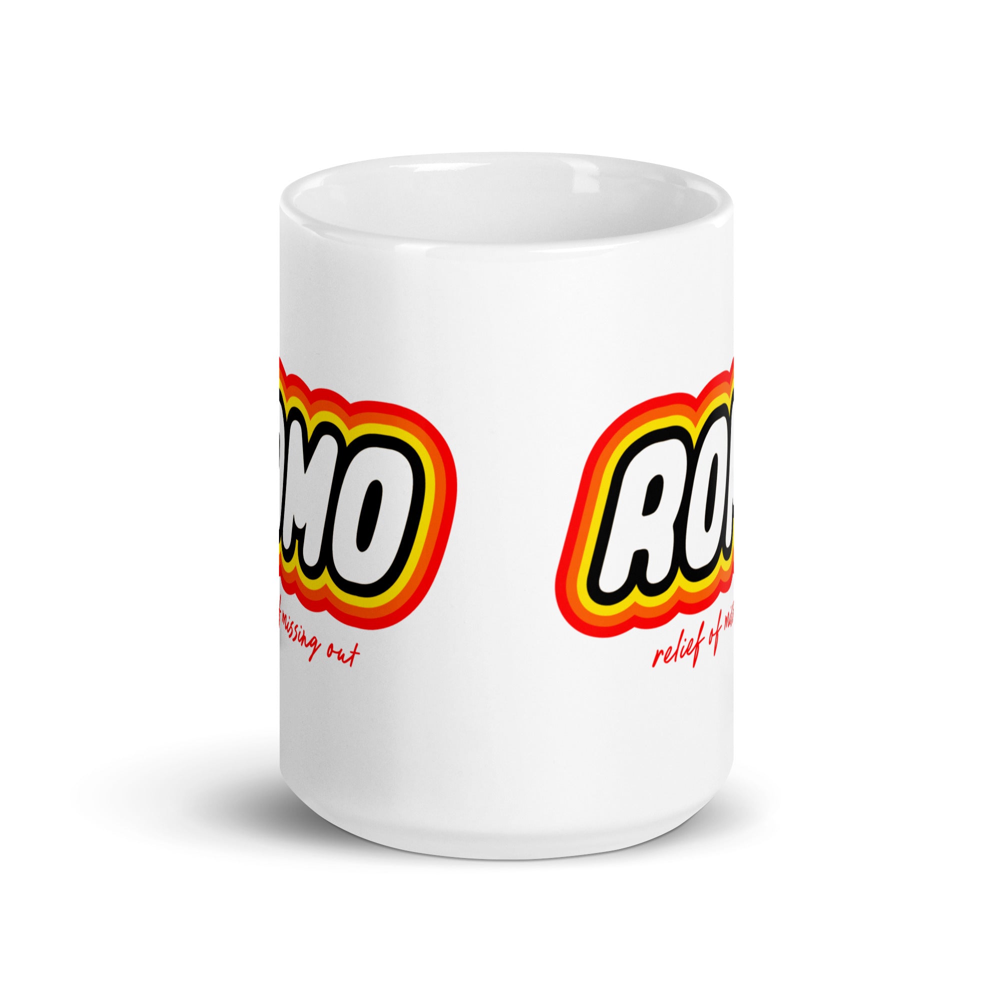 ROMO: Relief of missing out - Mug - - The Philosopher's Shirt