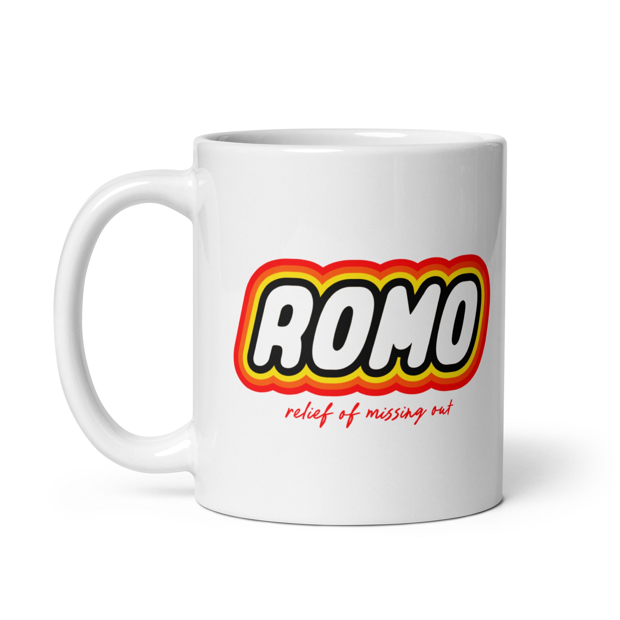 ROMO: Relief of missing out - Mug - - The Philosopher's Shirt