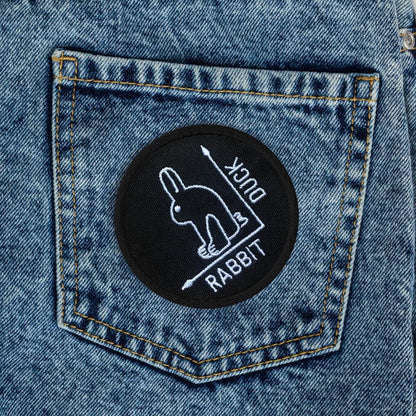 Rabbit-Duck - Embroidered patch