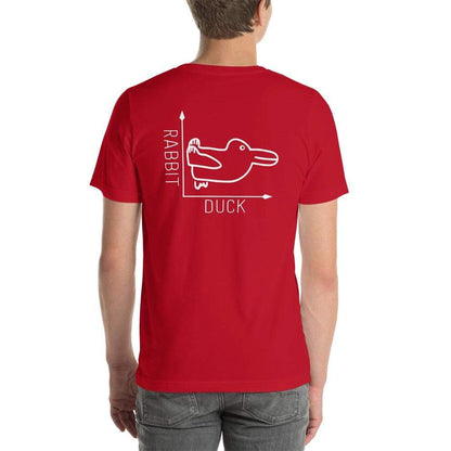 Rabbit-Duck - Front and Back print - Basic T-Shirt