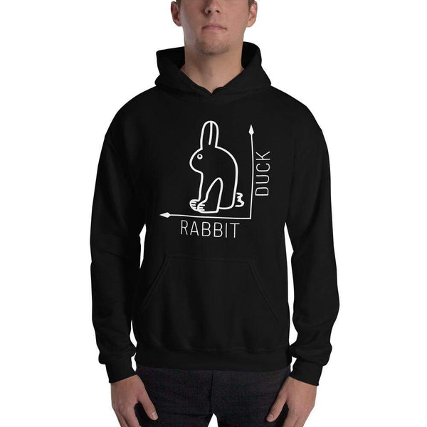 Rabbit-Duck - Front and Back print - Hoodie