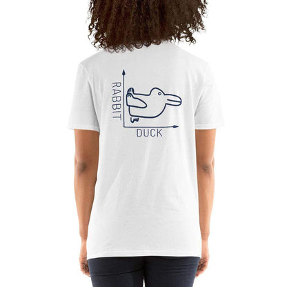 Rabbit-Duck - Front and Back print - Premium T-Shirt