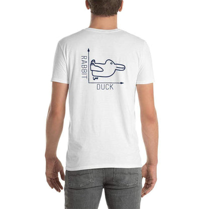 Rabbit-Duck - Front and Back print - Premium T-Shirt