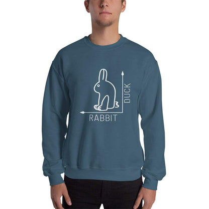 Rabbit-Duck - Front and Back print - Sweatshirt