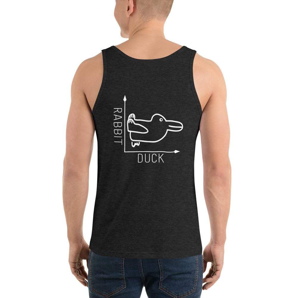 Rabbit-Duck - Front and Back print - Unisex Tank Top