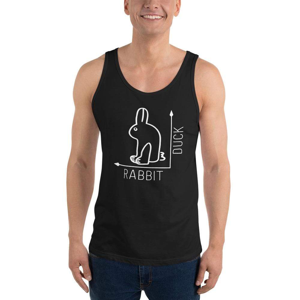 Rabbit-Duck - Front and Back print - Unisex Tank Top