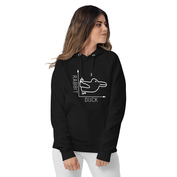 Rabbit-Duck Illusion - Duck Edition - Eco Hoodie