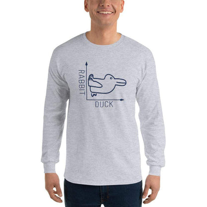 Rabbit-Duck Illusion - Duck Edition - Long-Sleeved Shirt