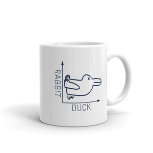 Kaninchen-Ente-Illusion - Duck Edition - Tasse