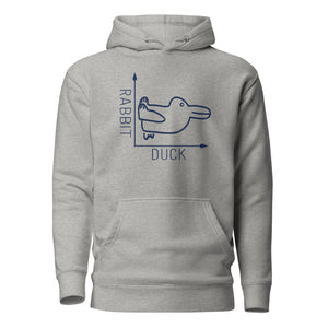 Rabbit-Duck Illusion - Duck Edition - Premium Hoodie