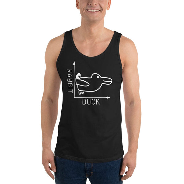 Rabbit-Duck Illusion - Duck Edition - Unisex Tank Top