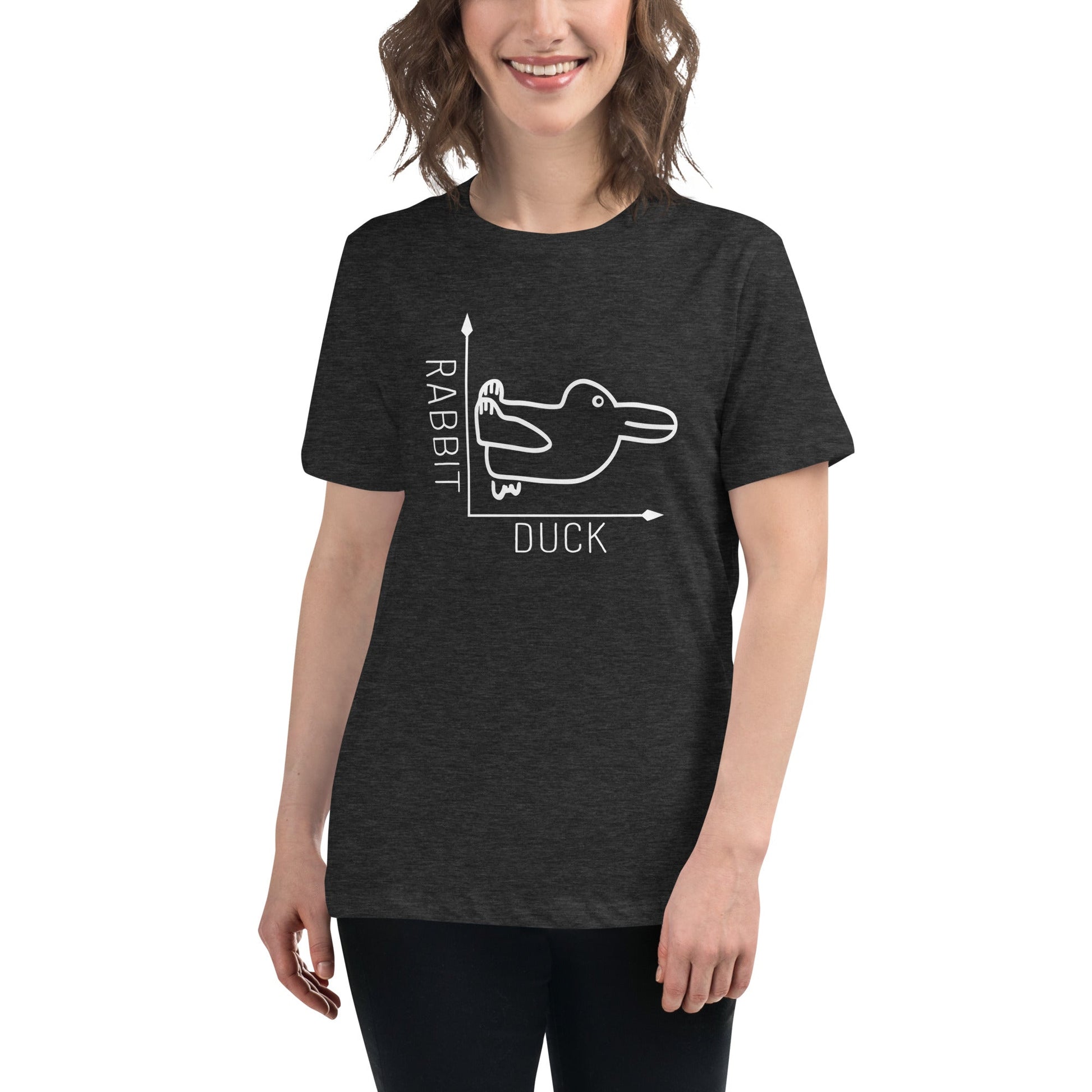 Rabbit-Duck Illusion - Duck Edition - Women's T-Shirt