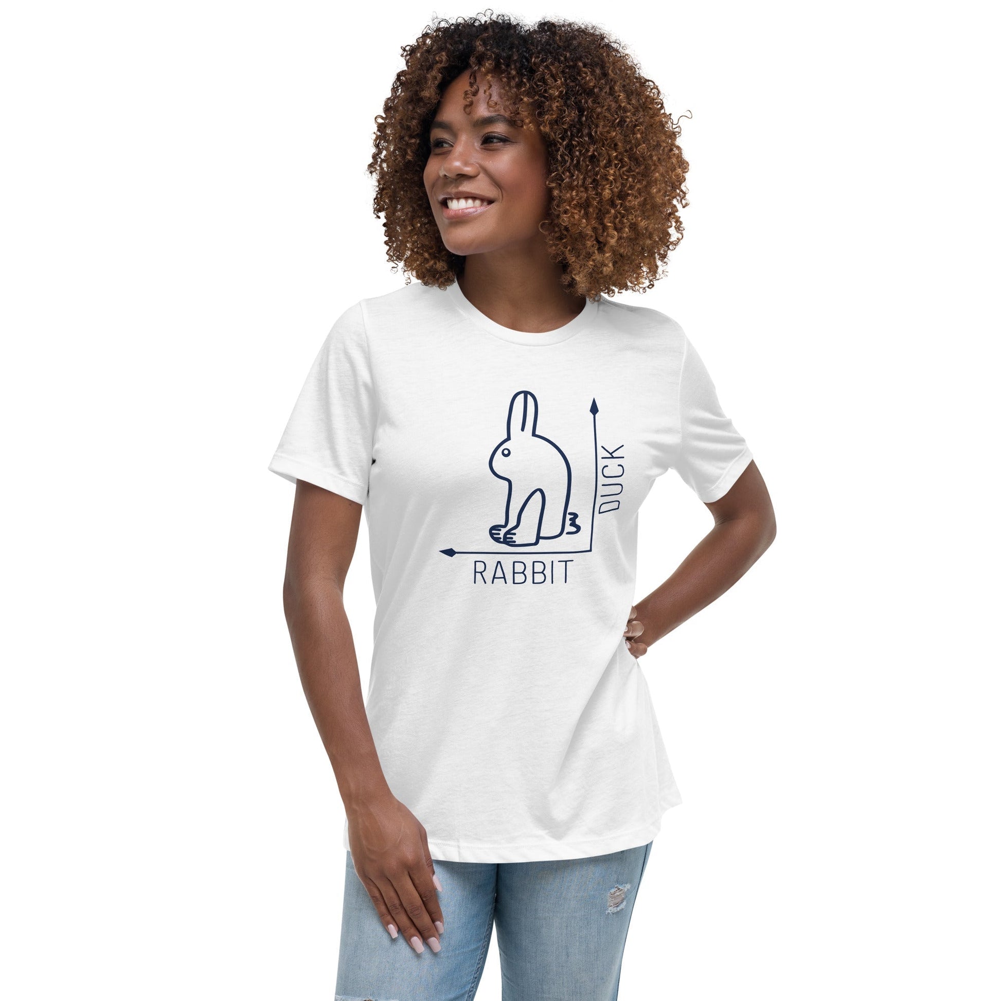 Rabbit-Duck Illusion - Rabbit Edition - Women's T-Shirt