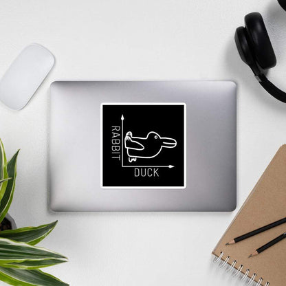 Rabbit-Duck Illusion - Sticker