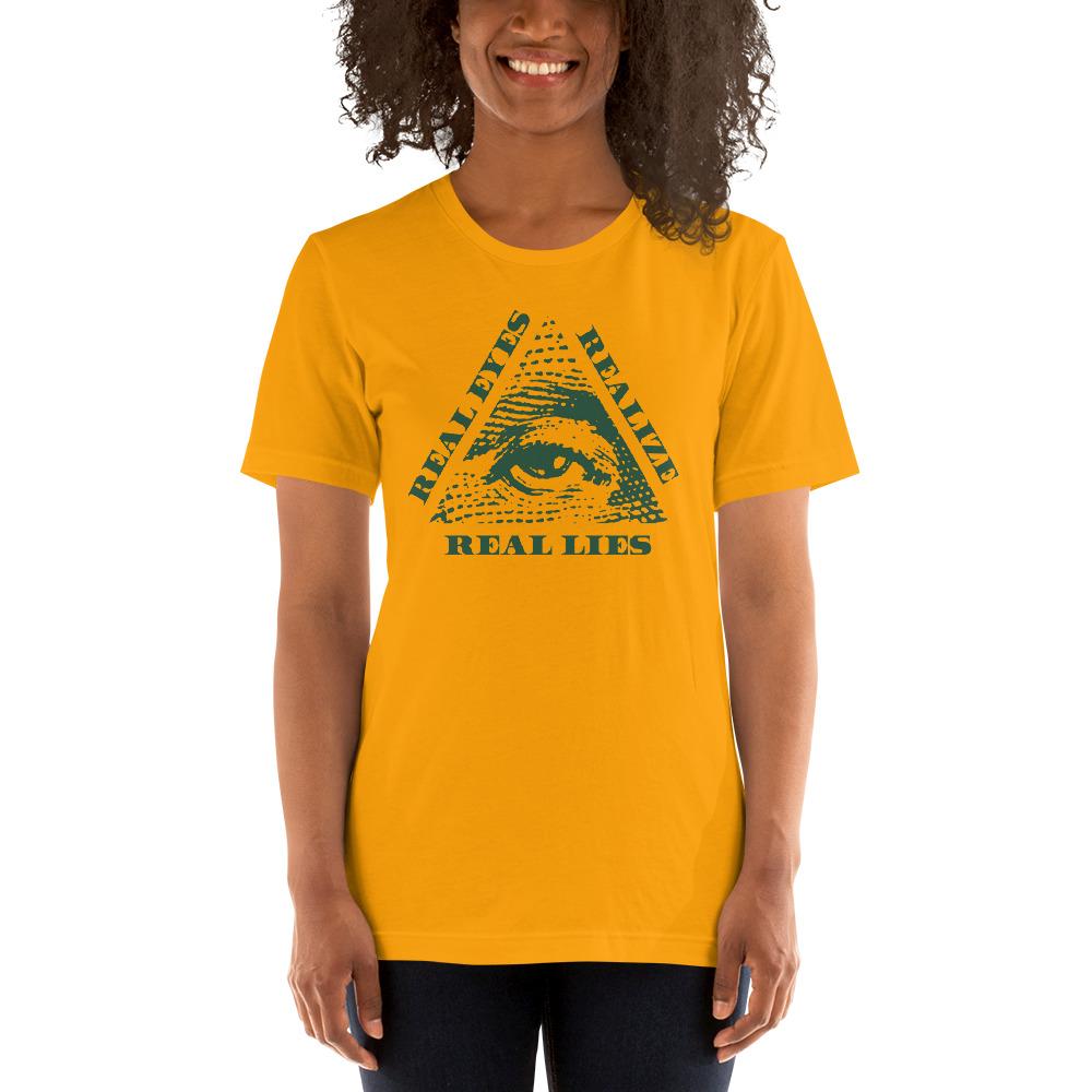 Real Eyes Realize Real Lies - All seeing eye - Basic T-Shirt