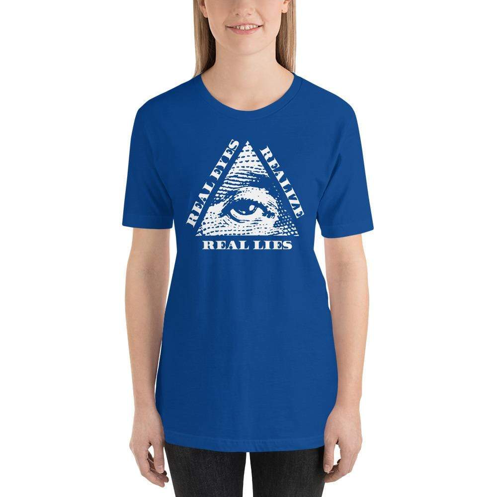 Real Eyes Realize Real Lies - All seeing eye - Basic T-Shirt