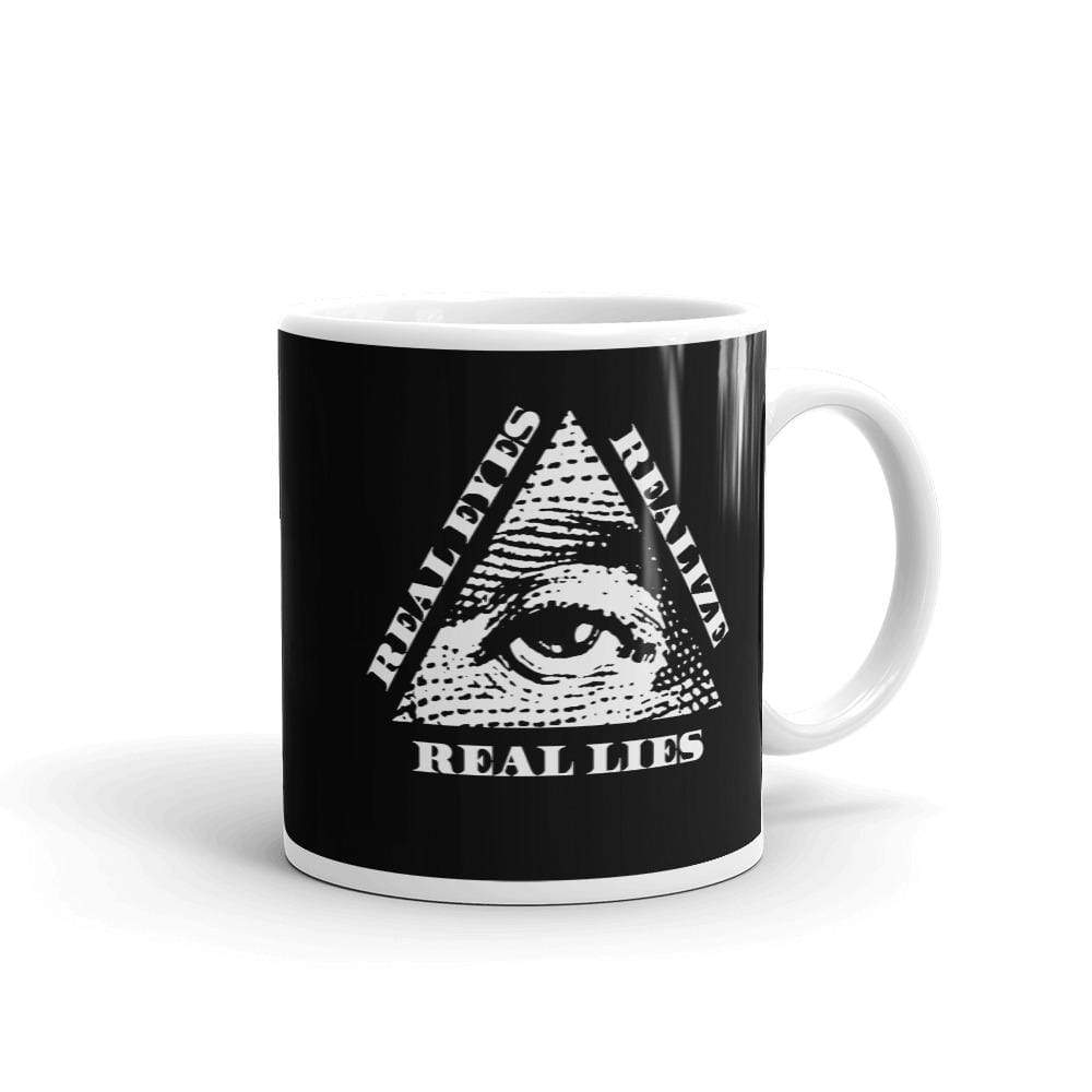 Real Eyes Realize Real Lies - All seeing eye - Mug