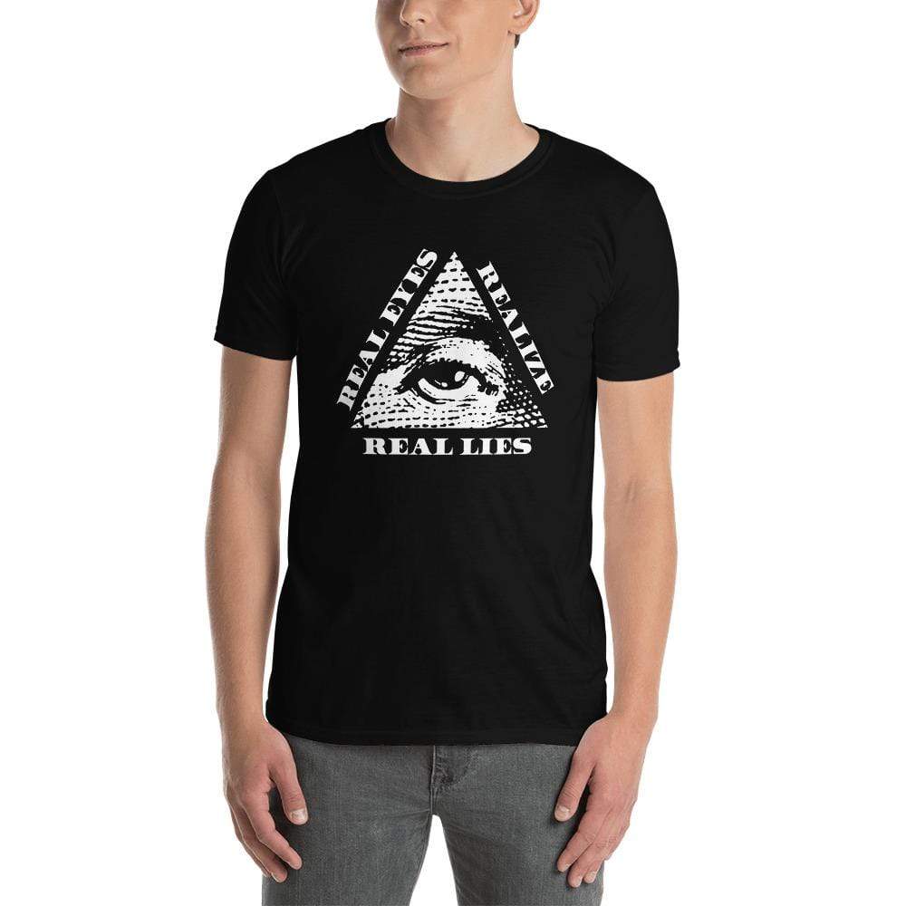 Real Eyes Realize Real Lies - All seeing eye - Premium T-Shirt