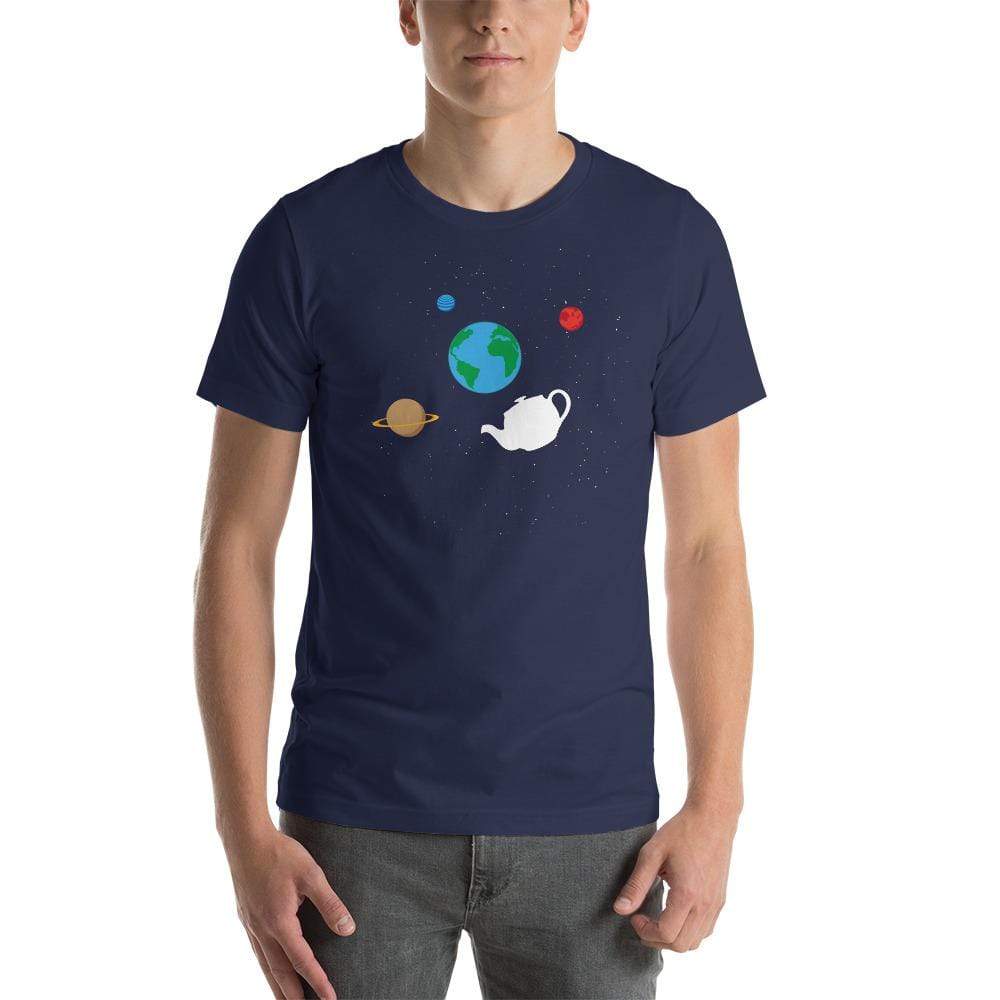 Russell's Teapot Floating in Space - Basic T-Shirt