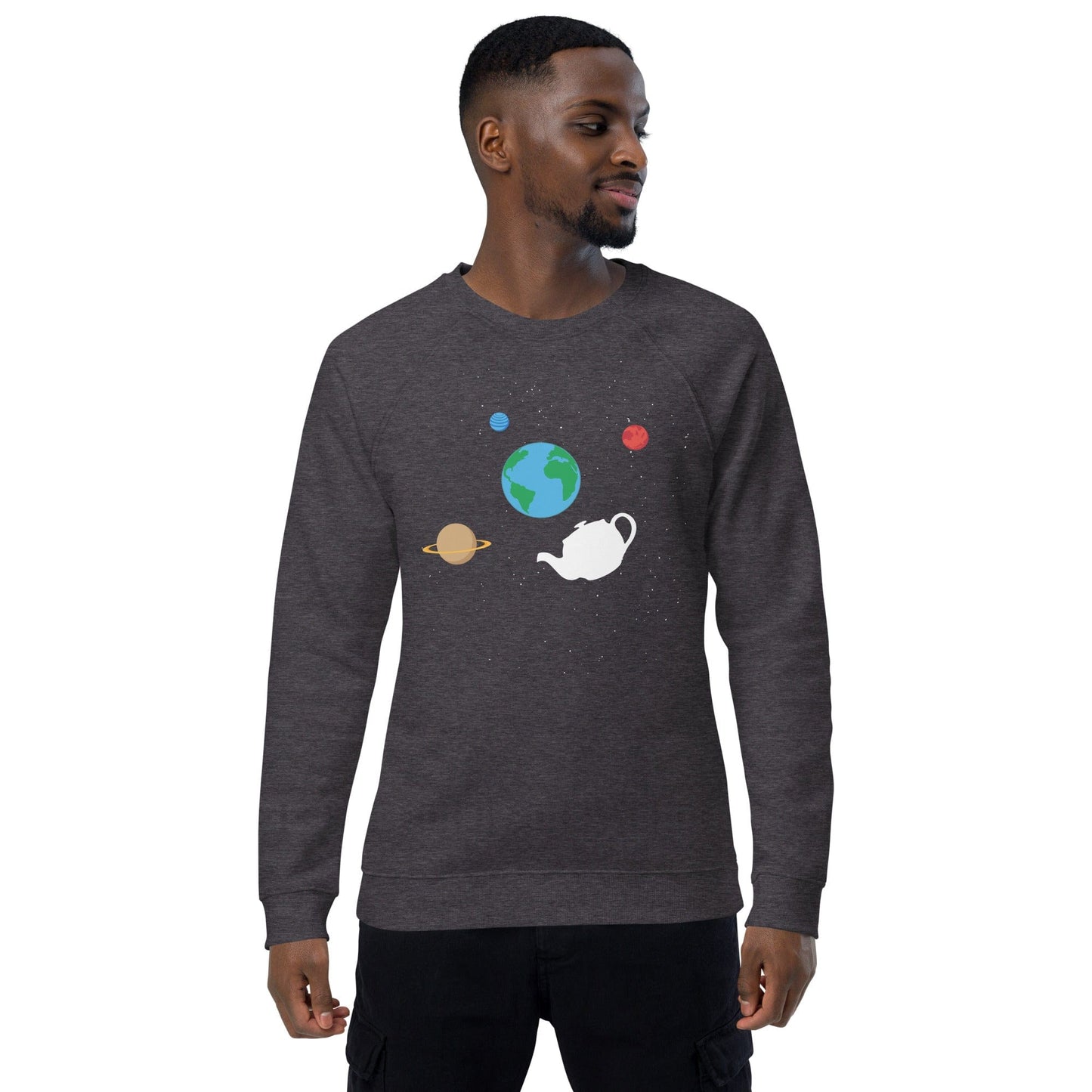 Russell's Teapot Floating in Space - Eco Sweatshirt