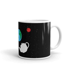 Théière de Russell flottant dans l'espace - Mug