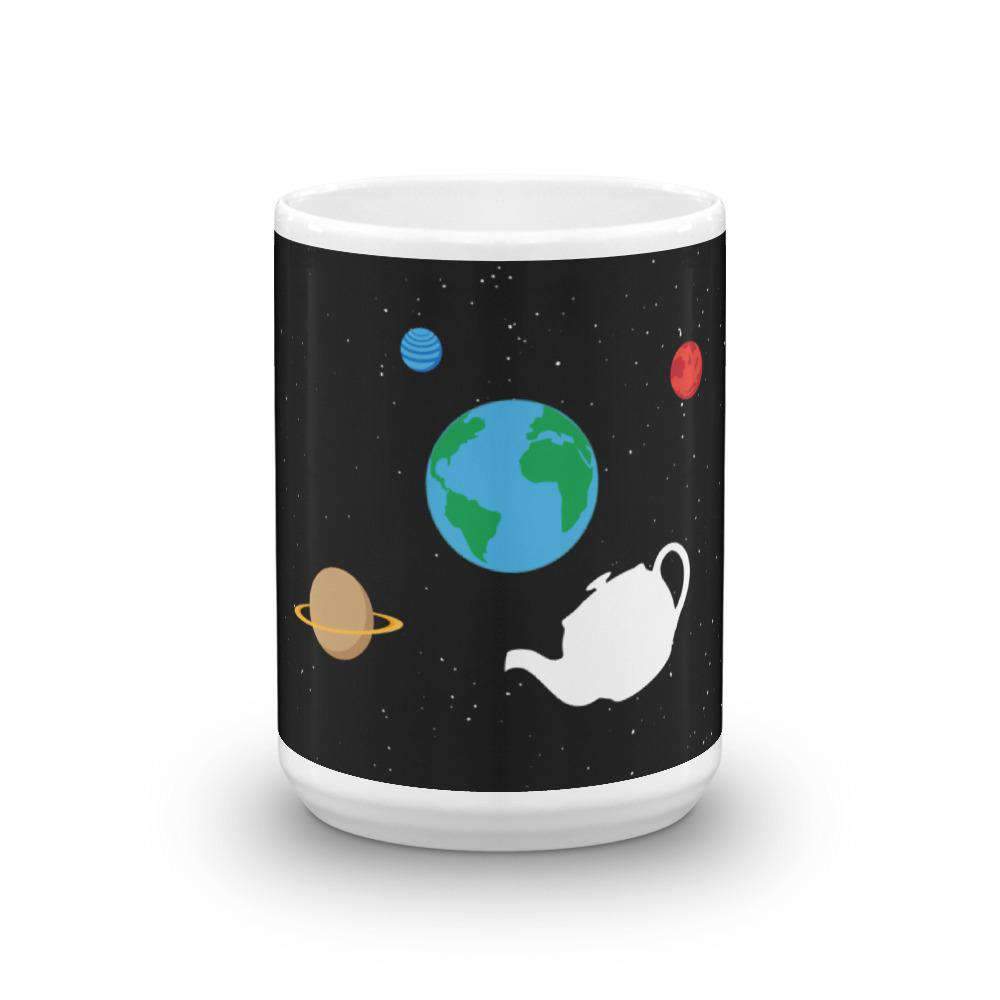 Théière de Russell flottant dans l'espace - Mug