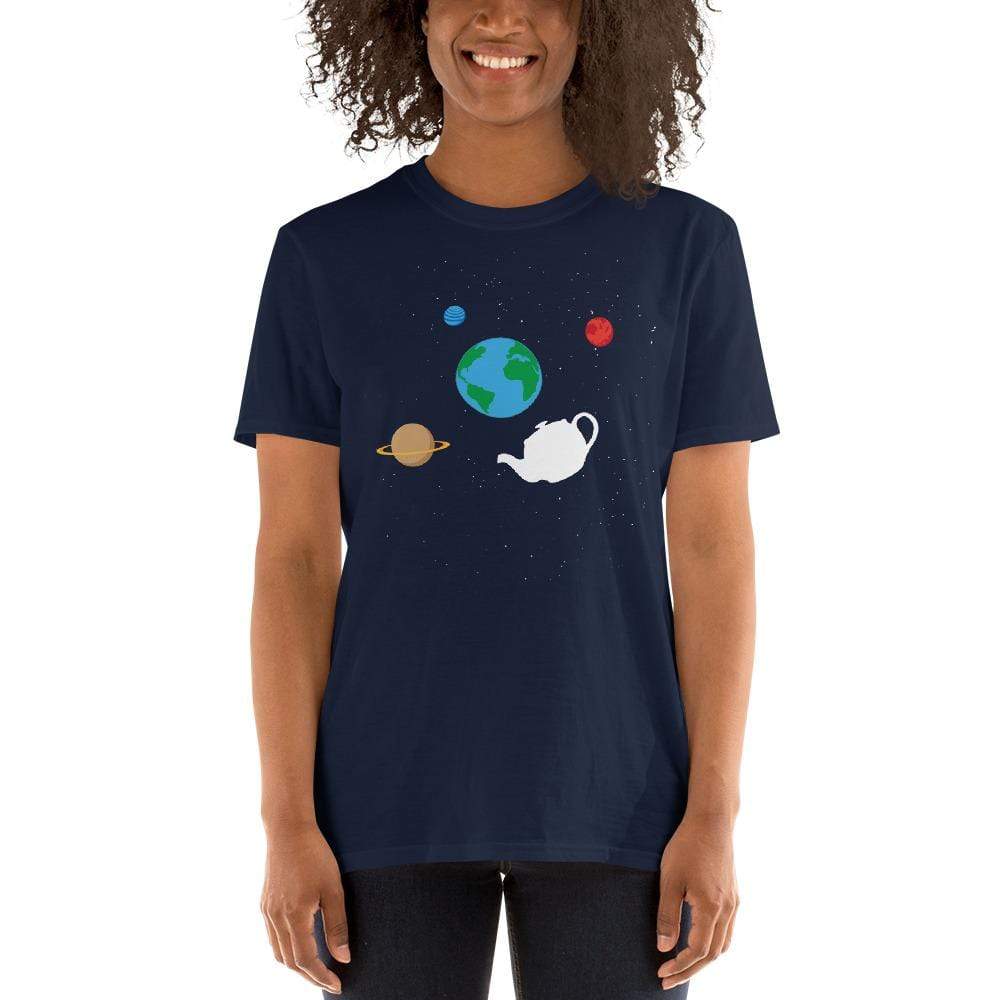 Russell's Teapot Floating in Space - Premium T-Shirt