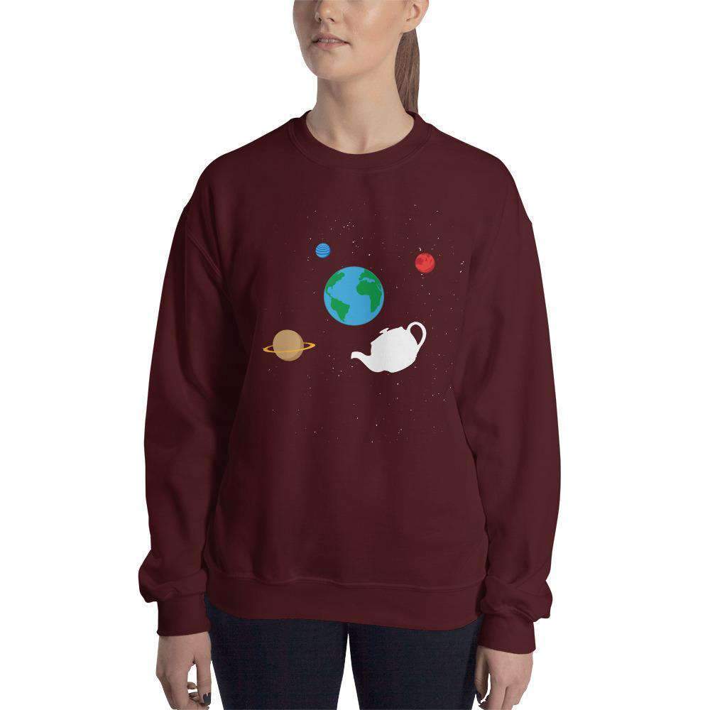 Russell's Teapot Floating in Space - Sweatshirt