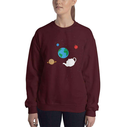 Russell's Teapot Floating in Space - Sweatshirt