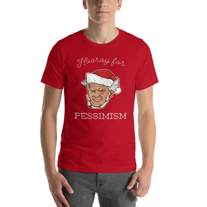 Santa Schopenhauer - Hooray For Pessimism - Basic T-Shirt